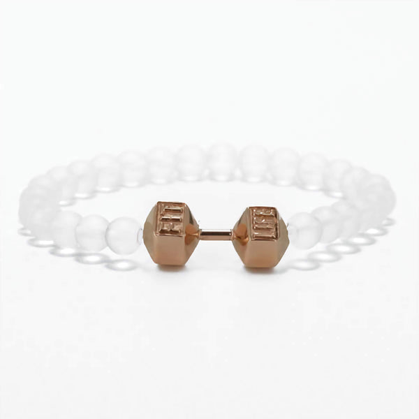 Limited Edition Rose Gold Dumbbell Bracelet