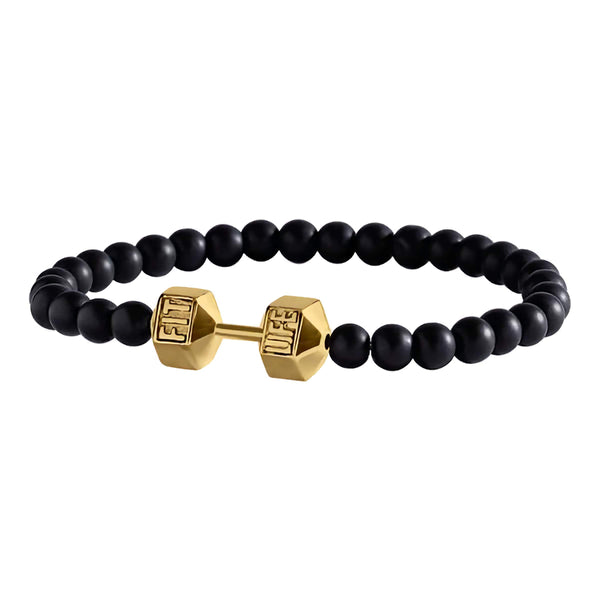 Gold Dumbbell Bracelet