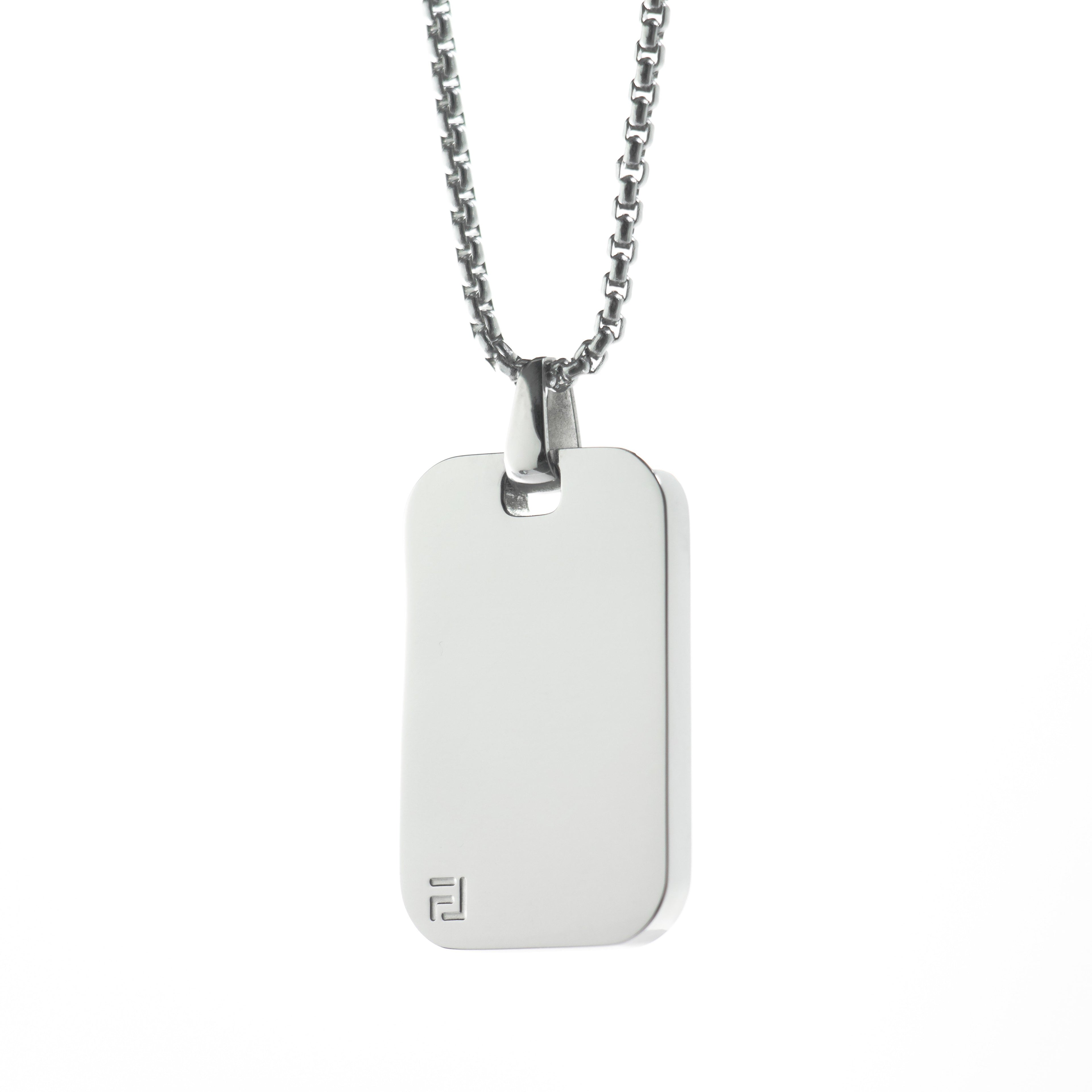 Classic ID Necklace in Silver