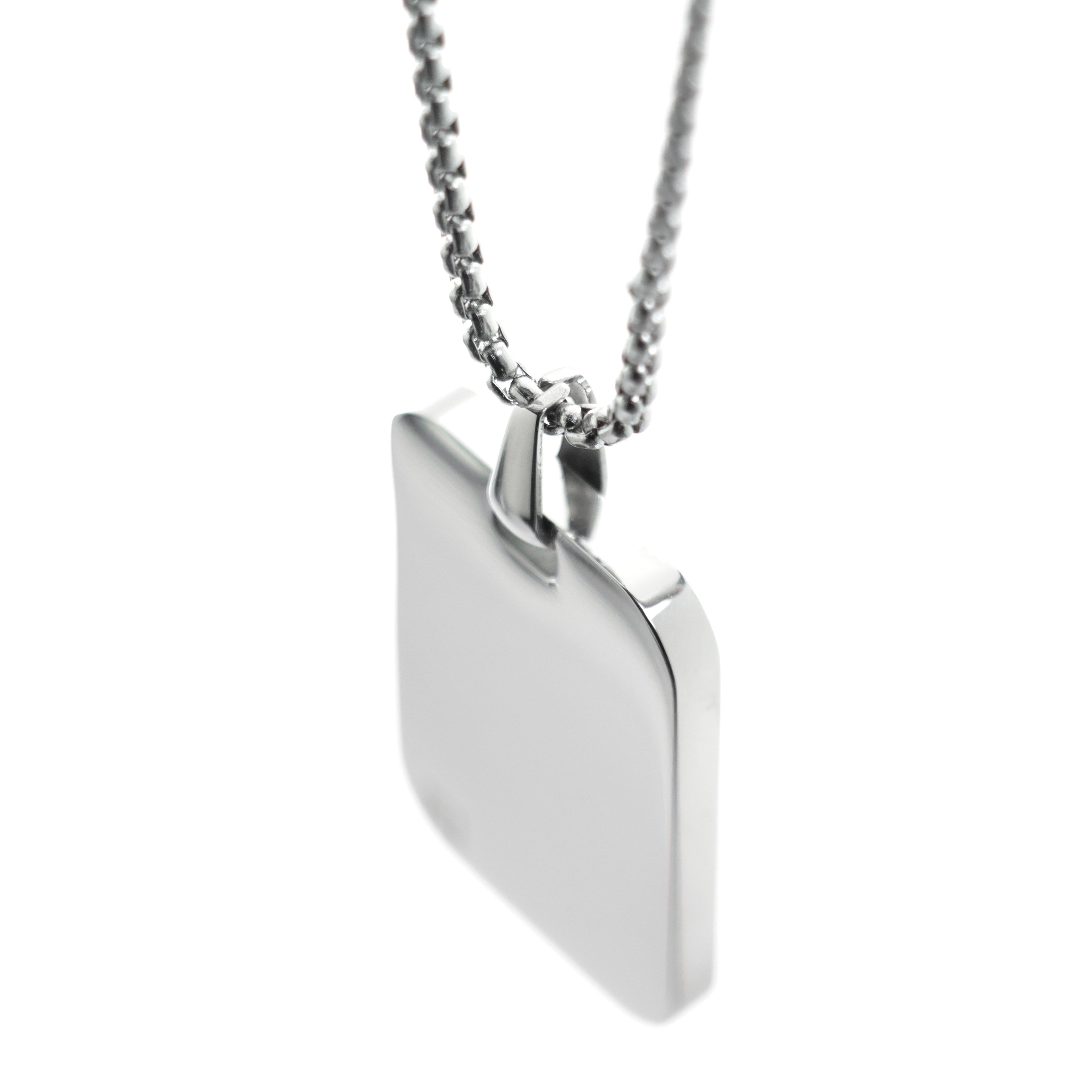 Classic ID Necklace in Silver