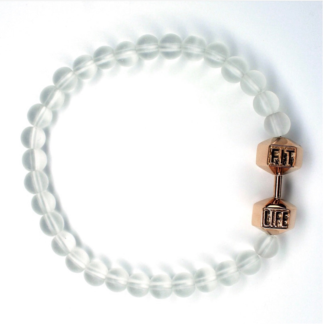 Limited Edition Rose Gold Dumbbell Bracelet