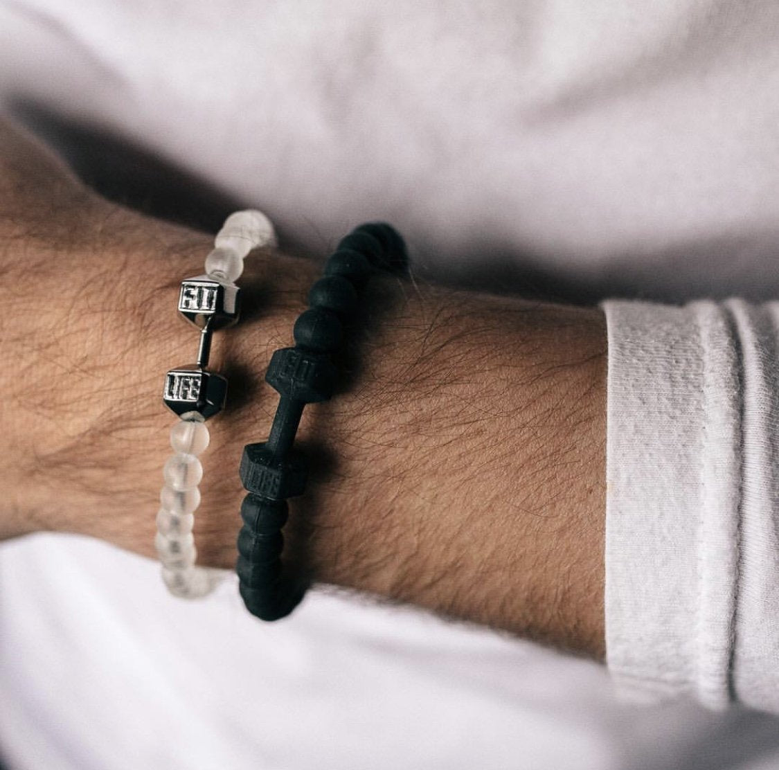 Translucent Dumbbell Bracelet