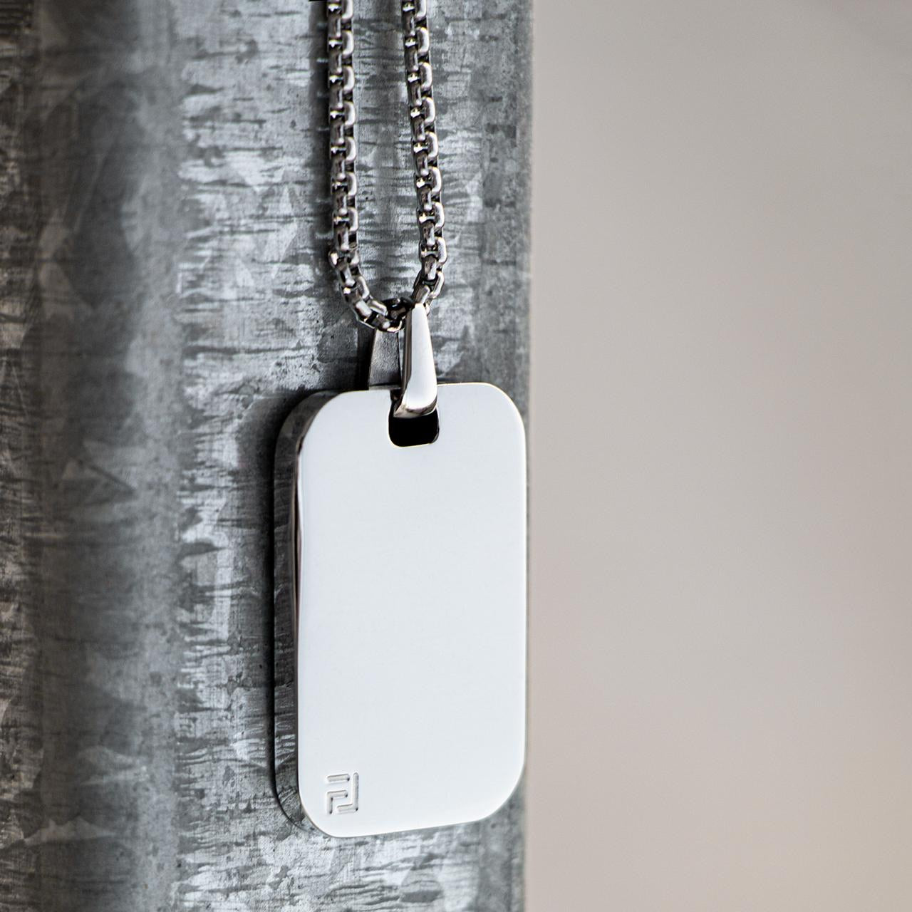 Classic ID Necklace in Silver