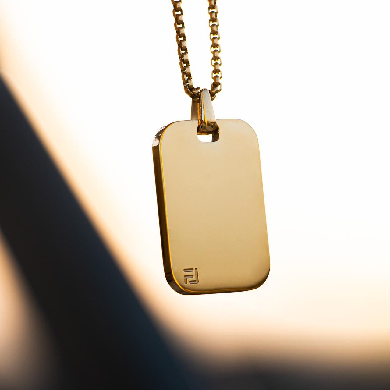 Classic ID Necklace in Gold